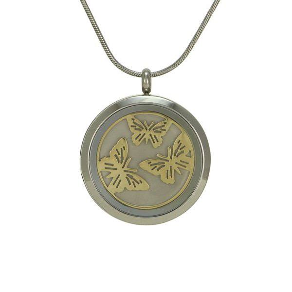 Classic Butterfly Cremation Pendant IV